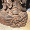 Antique Joyful Buddha Sculpture