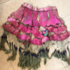 China Antique Vibrant Colors Hand Sewn Skirt Textile