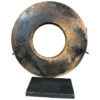Ancient Chinese Russet Jade Ring Bi Disc