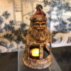 Japanese Antique Hand Cast " Santa" Lantern