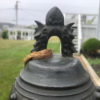 Japanese Large Hand Cast Bronze Garden Bell