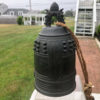 Japanese Large Hand Cast Bronze Garden Bell