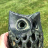 Japanese Antique Hand Cast "Owl" Wall Lantern