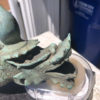 Japanese Fine Antique Bronze Dragon Head Water Spout
