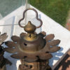Tea Garden Gilt Lotus Lantern Pair