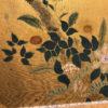 Japanese Fine Antique Birds, Fish, and Flowers Hand Painted Screen