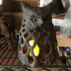 Owl Motif Wall Lantern