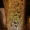 Fine Artisan Hand Crafted Floor Lamp "Ribbon Floral" Tower