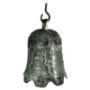 Antique Guan Yin And Personal Calligraphy Cast Bronze Temple Bell