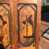 France Antique Handcrafted "Brittany" Paul Fouillen Arts Crafts Panel Set