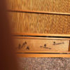Japanese Antique Set Four Fine Natural Shoji Bamboo Doors Screens, Trees & Boats
