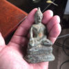 Antique Pair of Bronze Enlightenment Buddhas, 200 Years Old
