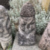 China Three Carved Stone Human Sculptures