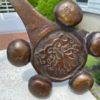 Japanese Antique Pair Bronze Shinto Ceremony Hand Bells