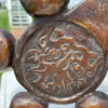 Japanese Antique Pair Bronze Shinto Ceremony Hand Bells