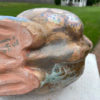 Big Studio Spotted Rabbit Hand Painted Master Eva Fritz-Lindner