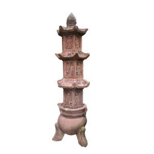China Antique Monumental Buddhist Stone Pagoda Tower