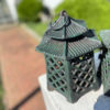 Japanese Antique Pair Double Pagoda Lanterns