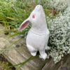 Japan Antique White Garden “Moon Gazing" Rabbit