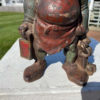 Gnome Garden Gate Lantern Sculpture "Keeper of Keys"