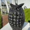 Japanese Unique Old Big Black Sassy "Owl" Lighting Lantern