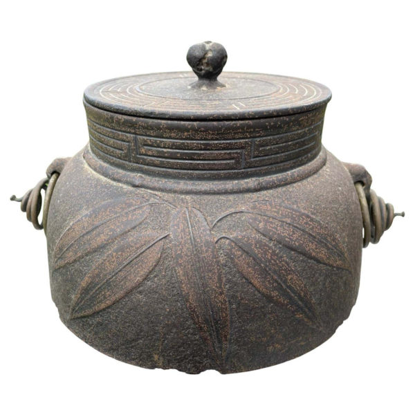 Japanese Old Tea Leaves Tea Pot Chagama, Immediately Usable