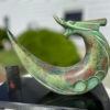 Japanese Gilt Bronze Dragon Master Work Sculpture, Sotaro Saegusa