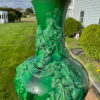 Japan Antique Brilliant Color Green Dragon Vase