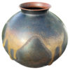 Japanese Brilliant Drip Glaze Bronze Vase, Signed Box