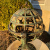 Japanese Old Unique Five Continents Globe Lighting Lantern