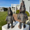 American Pair Garden Gnomes Good Luck Legendary Sculptures