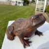Japan Antique Cast Frog Toad Kaeru
