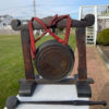 Japanese Antique Bronze Gong Original Stand