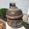 Japanese Huge 18 Inch Antique Shinto Prayer Bell From Temple