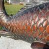 Japanese Antique Hand Carved Wood Koi Good Fortune Fish 19thc.