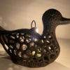 Japanese Old Hand Painted Swimming Mallard Duck Lighting Lantern