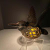 Hummingbird Handpainted Garden Lighting Lantern