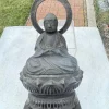 Japan Fine Bronze Seated Amidha Nyorai Buddha, 19c.