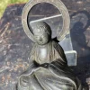 Japan Fine Bronze Seated Amidha Nyorai Buddha, 19c.