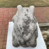 Japan Big Old Hand Carved Garden Rabbit , Usagi
