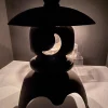 Japanese Lovely Old Yukimi Lantern Cresent Moon