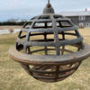 Japanese Old Unique Five Continents Globe Lighting Lantern