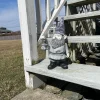 Gnome Garden Lantern Sculpture "Night Time Watchman"