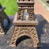 Pair Old Paris "Eiffel Tower" Architectural Lanterns