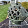 Japanese Rare Old Vintage Baby Puffer Fish Lighting Lantern