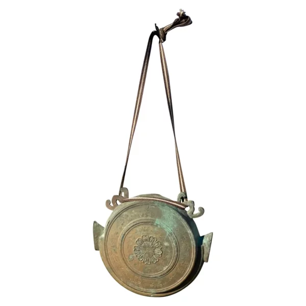 Japanese Antique Bronze Chanting Bell Dated 1705