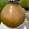 Japanese "Double Koi" Hand Cast Bronze Vase, Mint