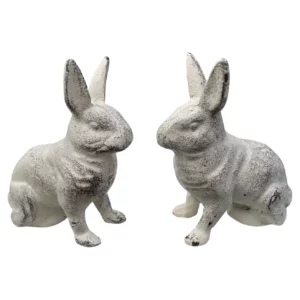 Japanese Cute Pair Flower Pot Bunny Rabbits
