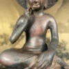 Japan Fine Tall Old Gilt Bronze Kanon Guanyin, Beautiful Face