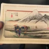 Japan Complete Set 55 Old Woodblock Postcards Ukiyoe Tokaido Road, Original Box